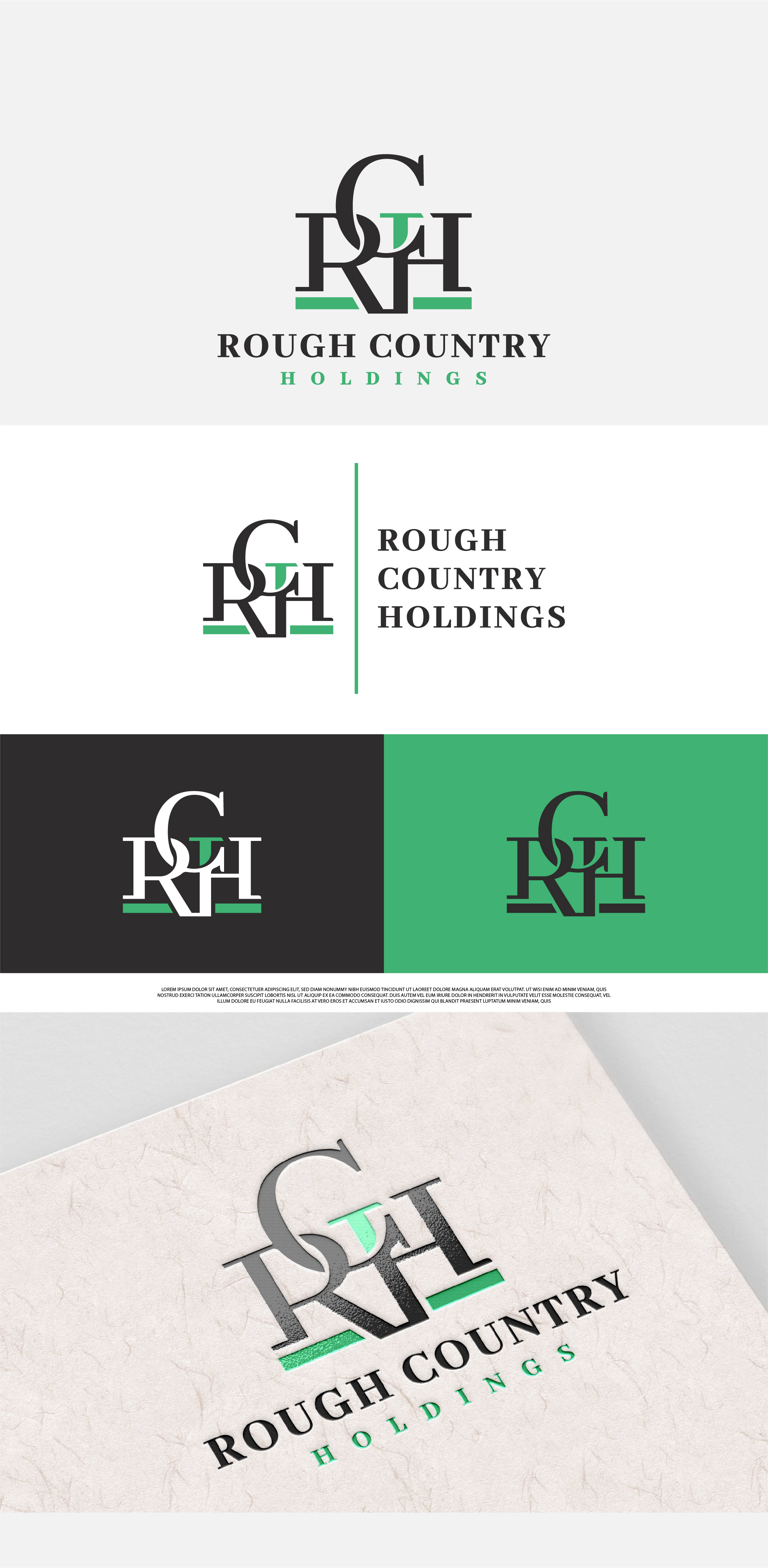 Logo Design by Fezy Design Studio for Rough Country Holdings Ltd | Design #28092686