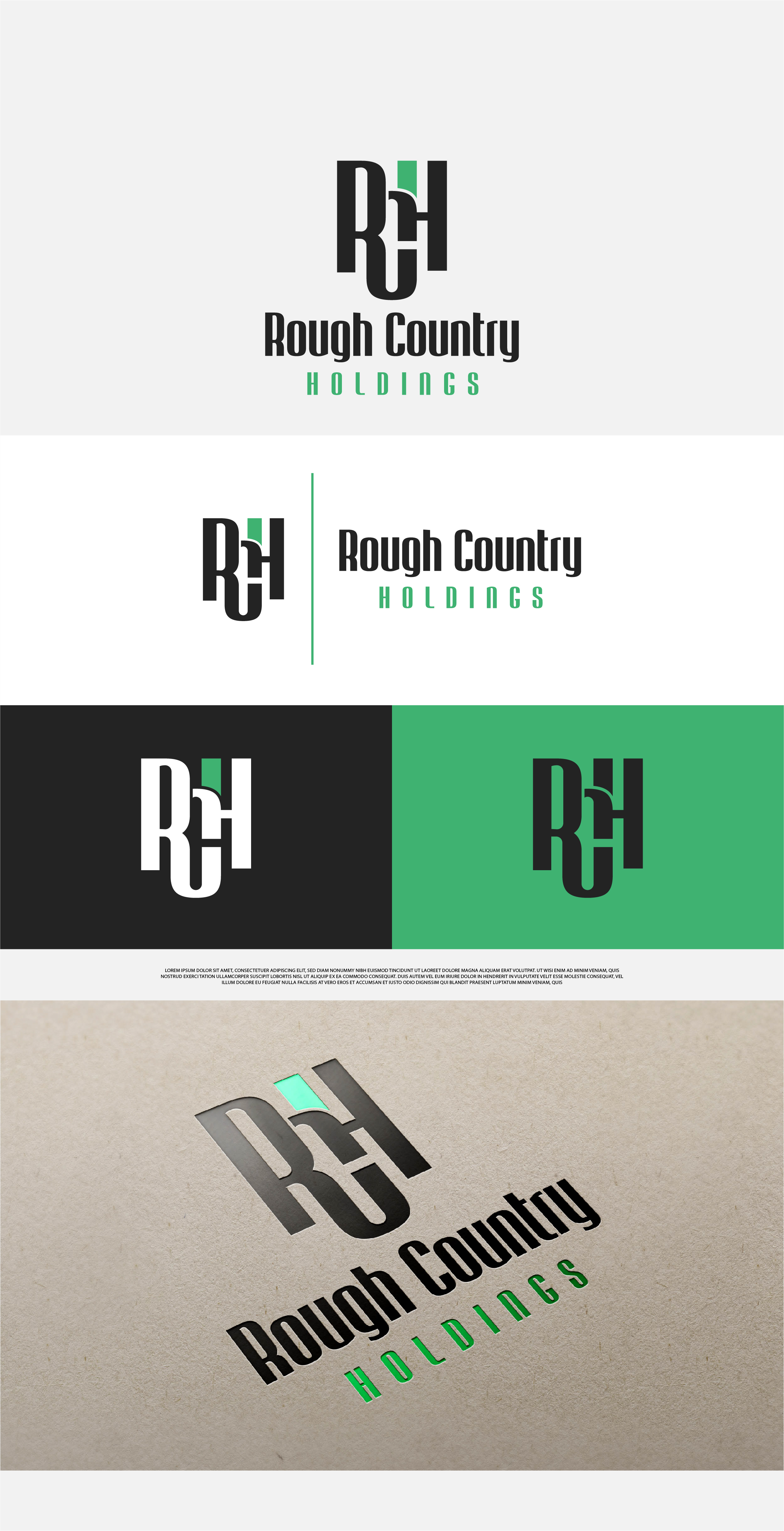 Logo Design by Fezy Design Studio for Rough Country Holdings Ltd | Design #28109598