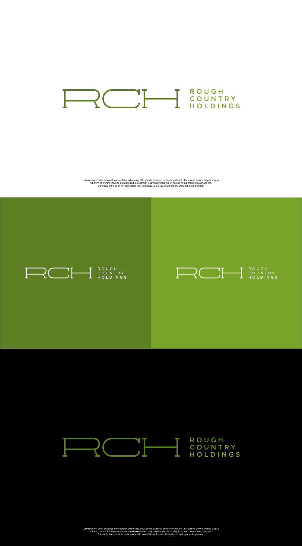 Logo Design by MASH Std for Rough Country Holdings Ltd | Design #28095709