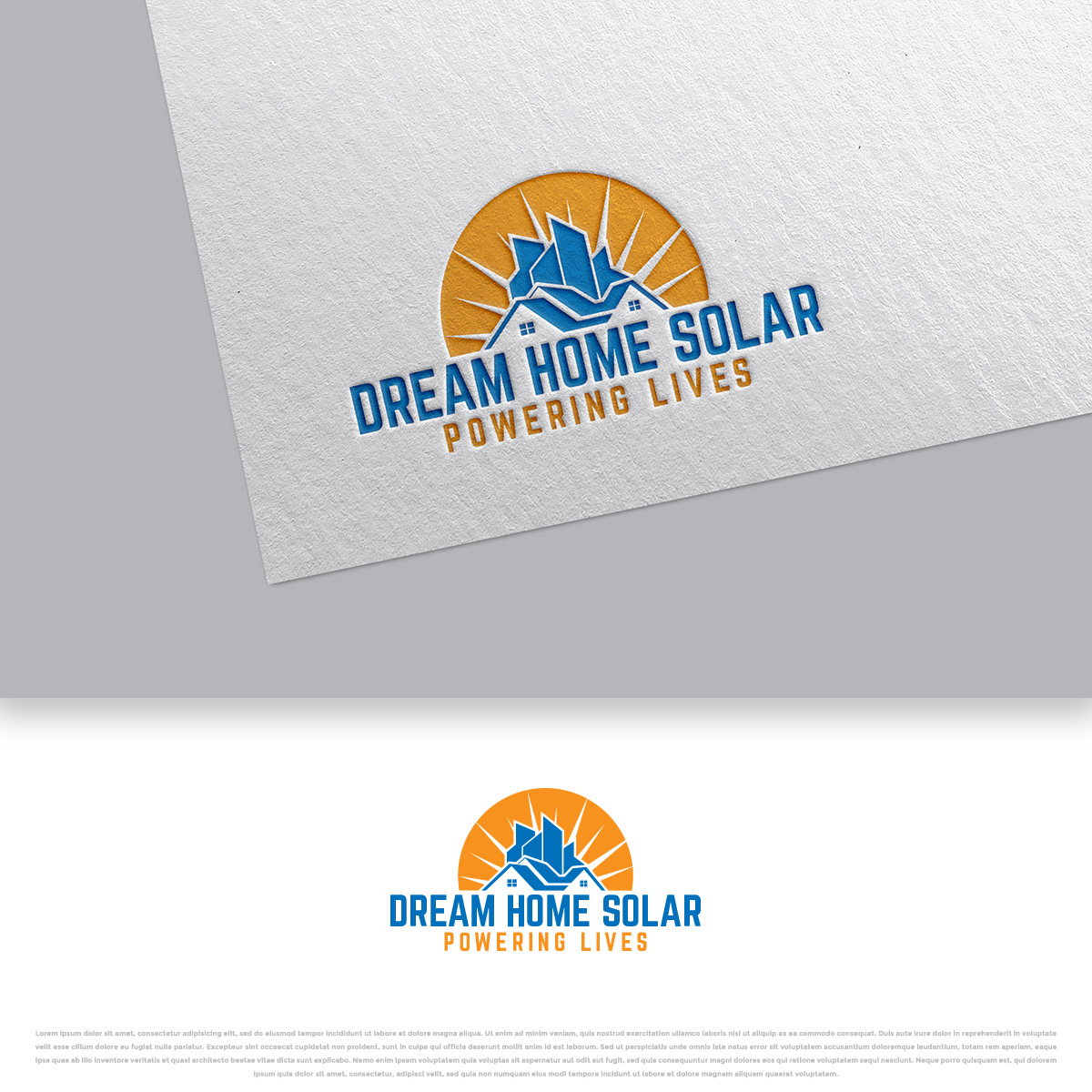 Logo Design by DesignDUO for Dream home Exteriors | Design #28097412