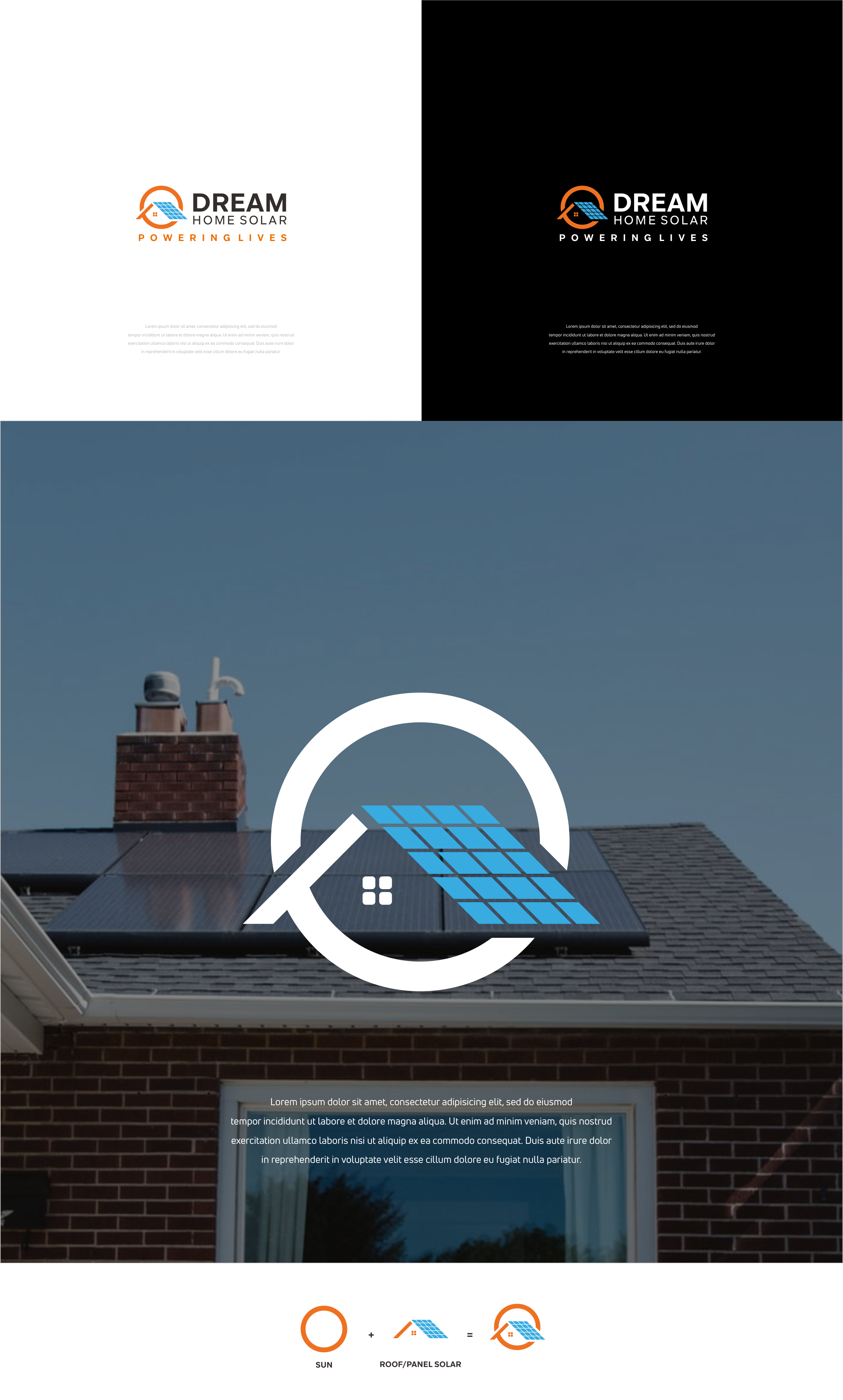 Logo Design by Low_vertical for Dream home Exteriors | Design #28095079