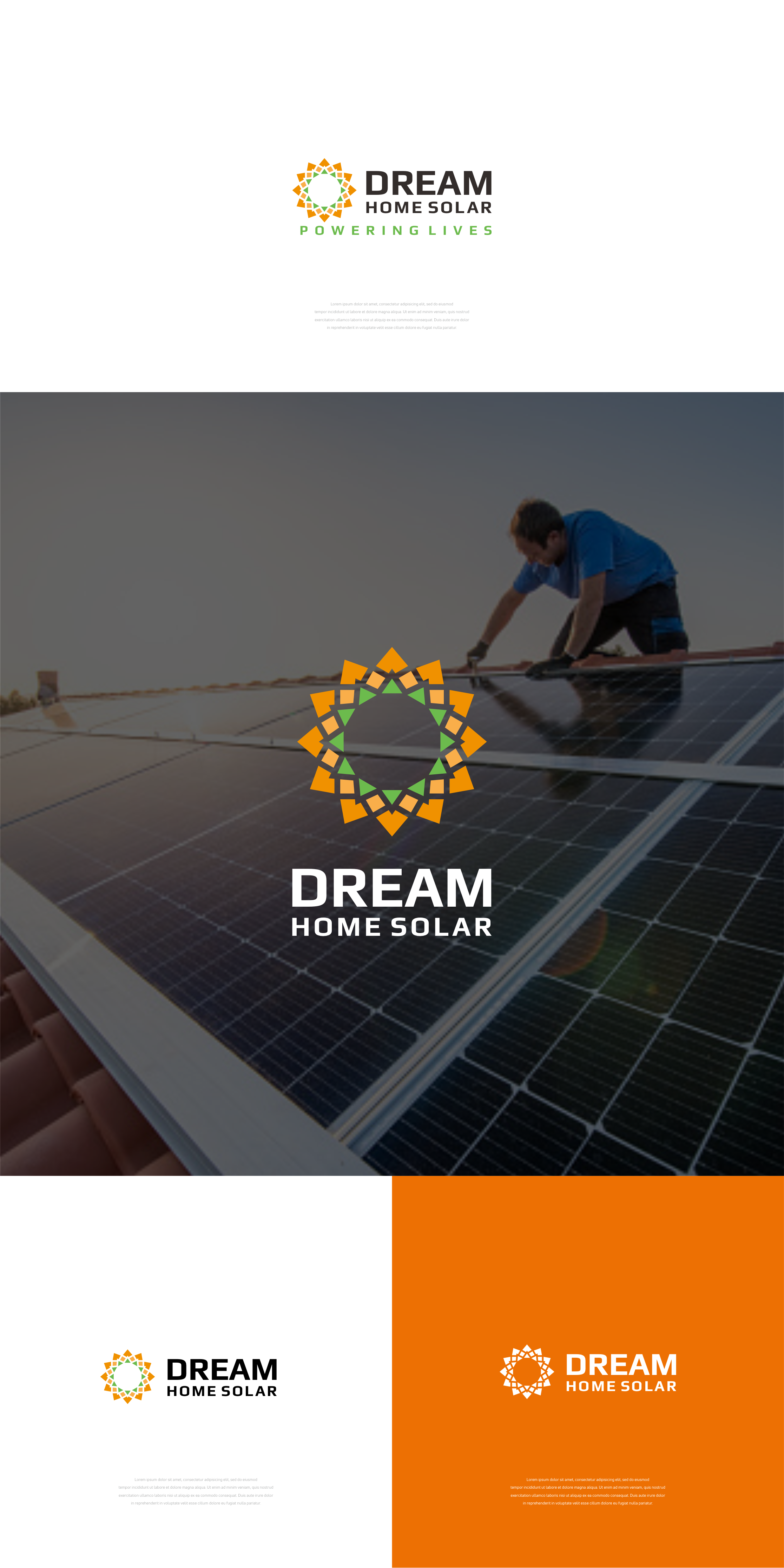 Logo Design by Low_vertical for Dream home Exteriors | Design #28095828