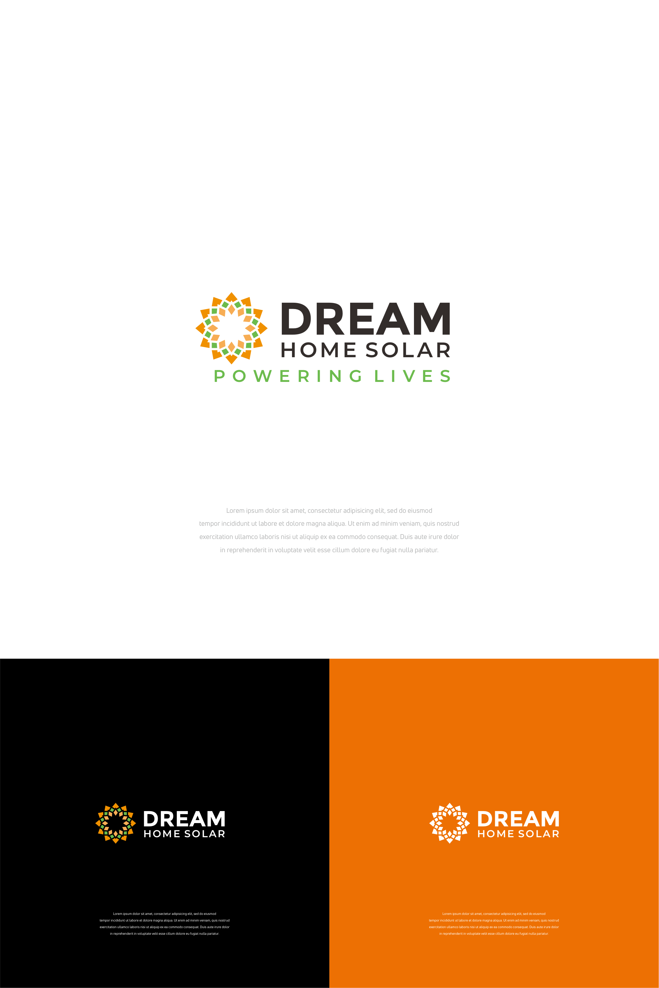 Logo Design by Low_vertical for Dream home Exteriors | Design #28098256