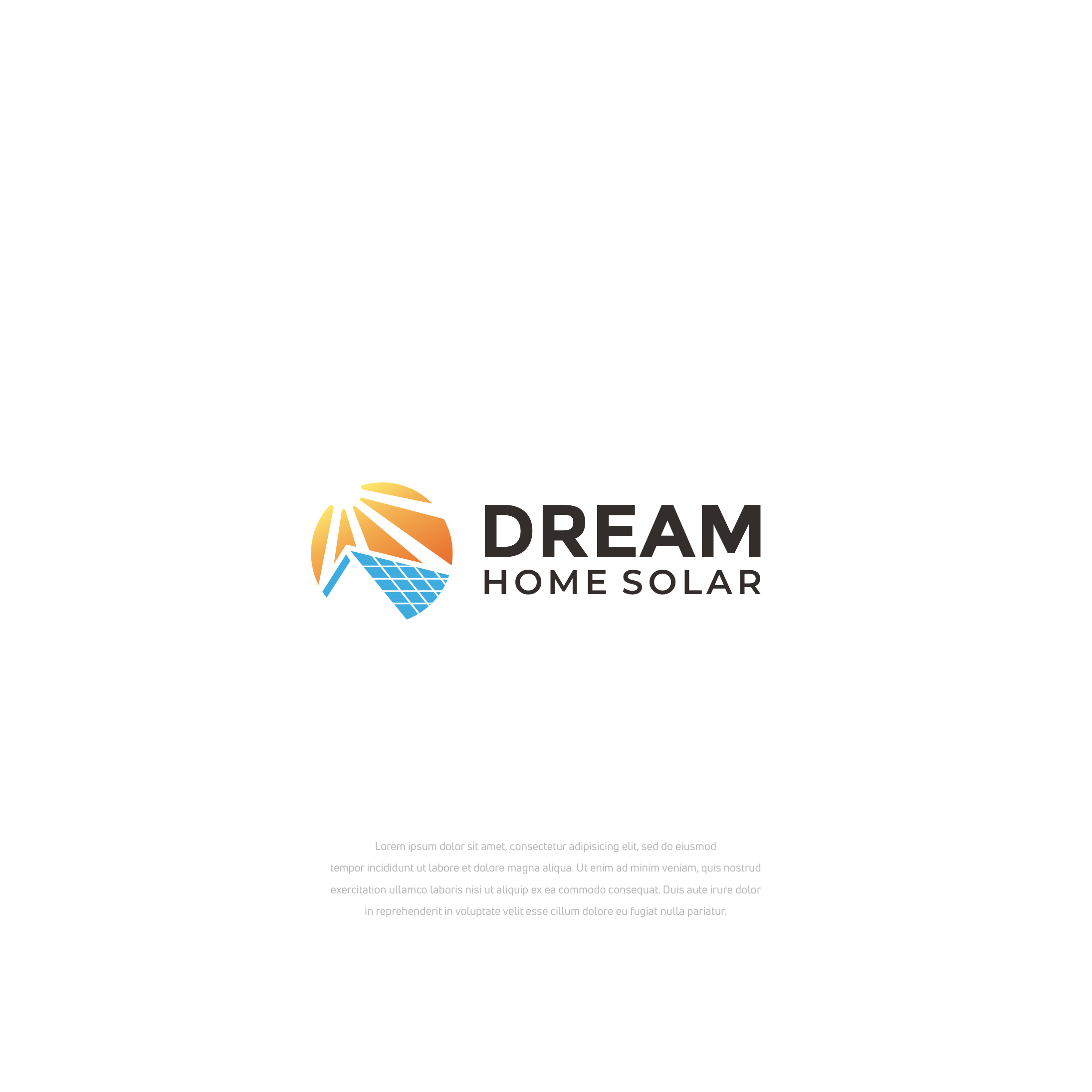 Logo Design by Low_vertical for Dream home Exteriors | Design #28109604