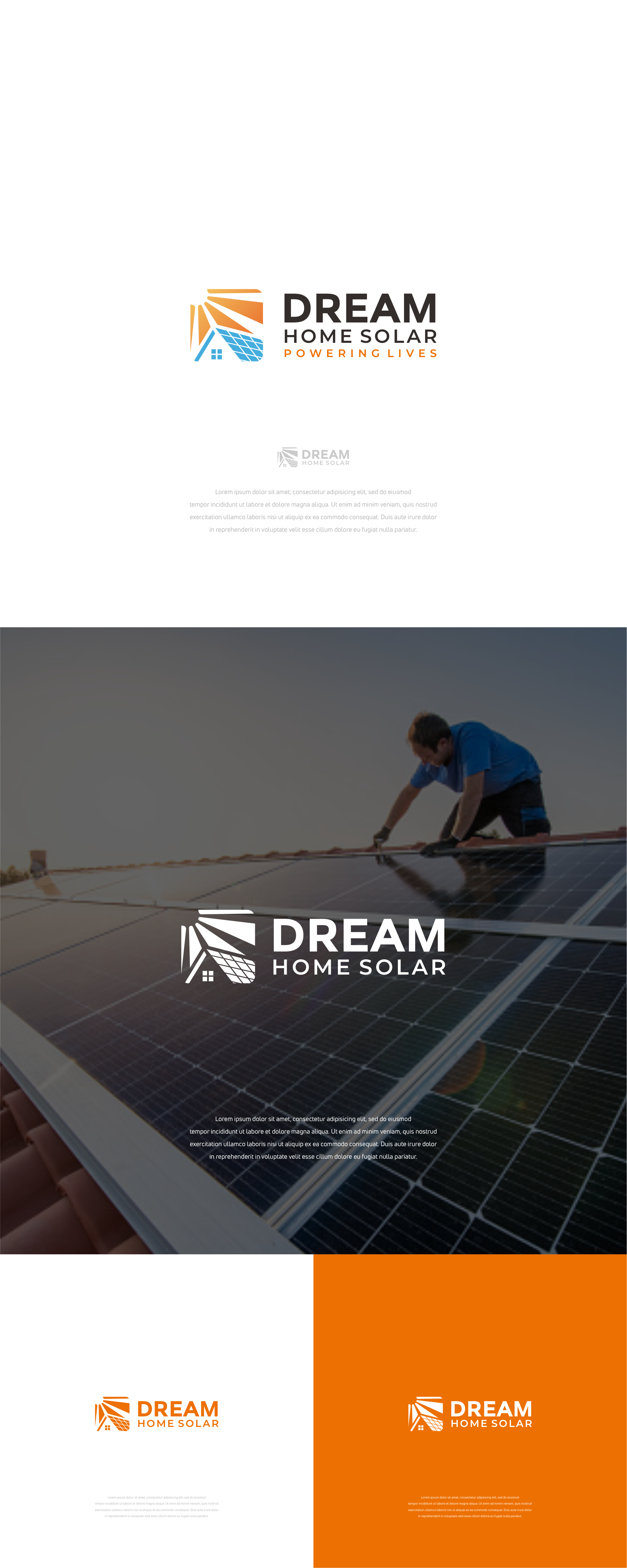 Logo Design by Low_vertical for Dream home Exteriors | Design #28112066