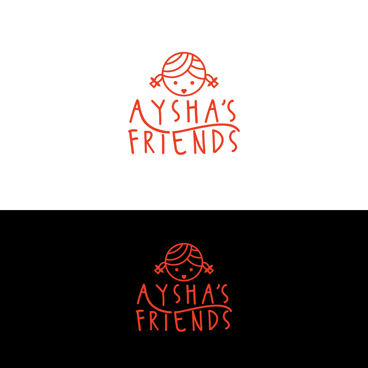 Logo Design by brand maker for Aysha’s Friends, Inc. | Design #28097961