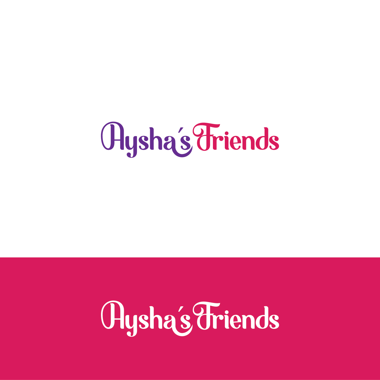 Logo Design by Maxo-Biz for Aysha’s Friends, Inc. | Design #28098279
