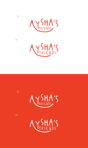 Logo-Design von step forward 2 für Aysha’s Friends, Inc. | Design: #28101135