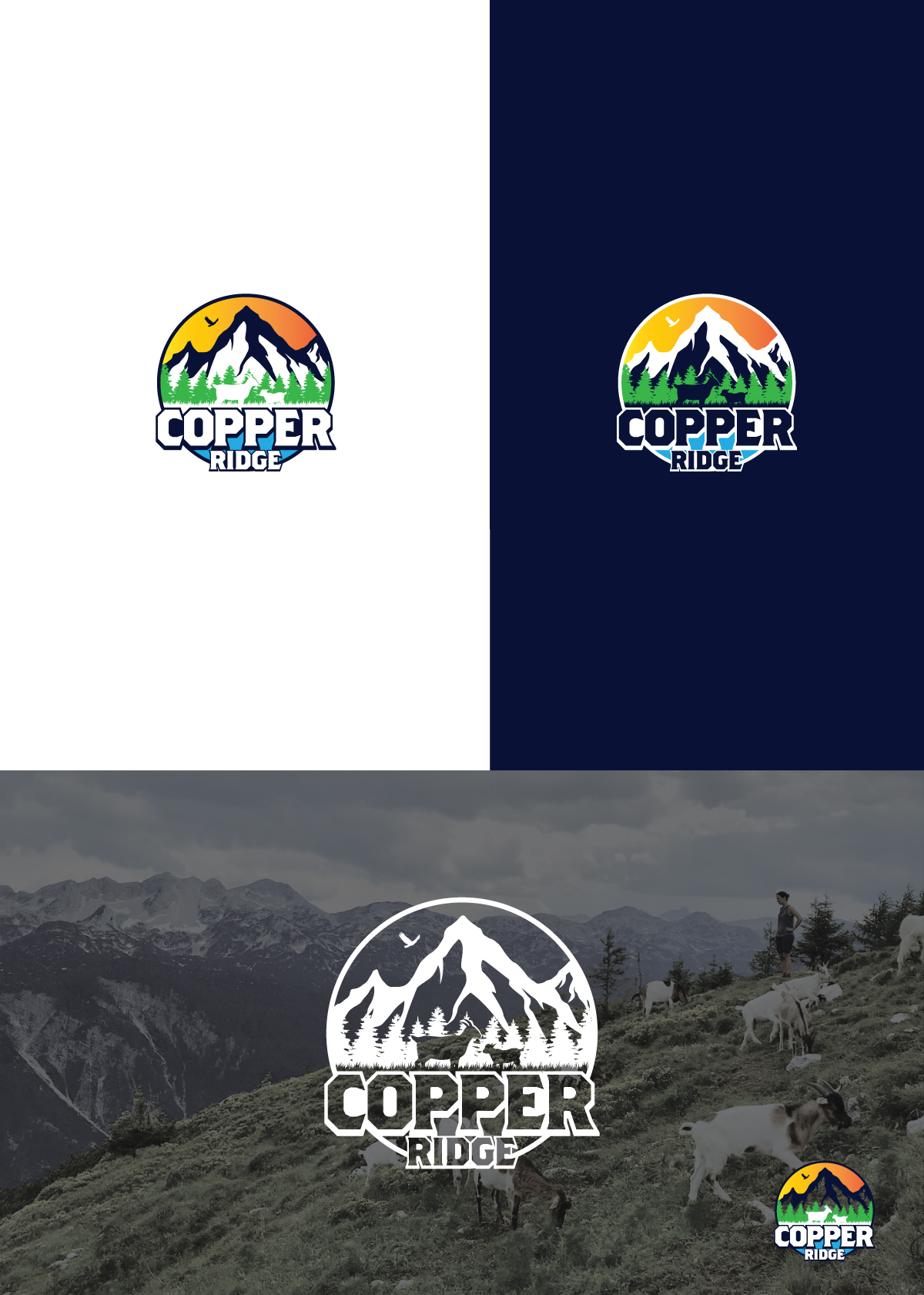 Professional, Modern Logo Design for Copper Ridge by nicia cita ...