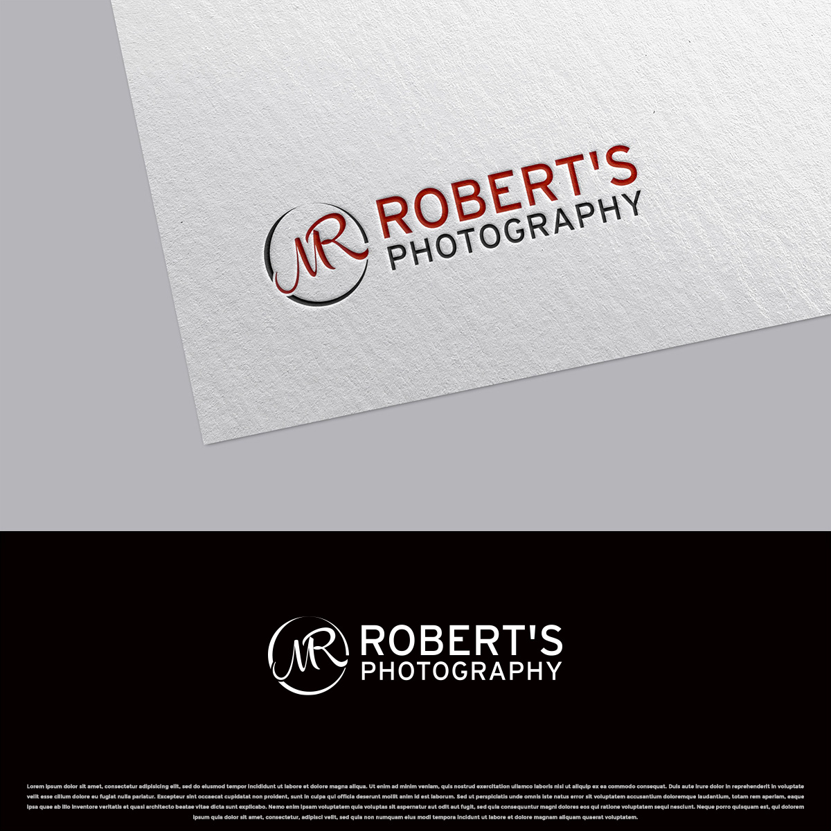Logo Design by DesignDUO for Robert's Photography | Design #28116726