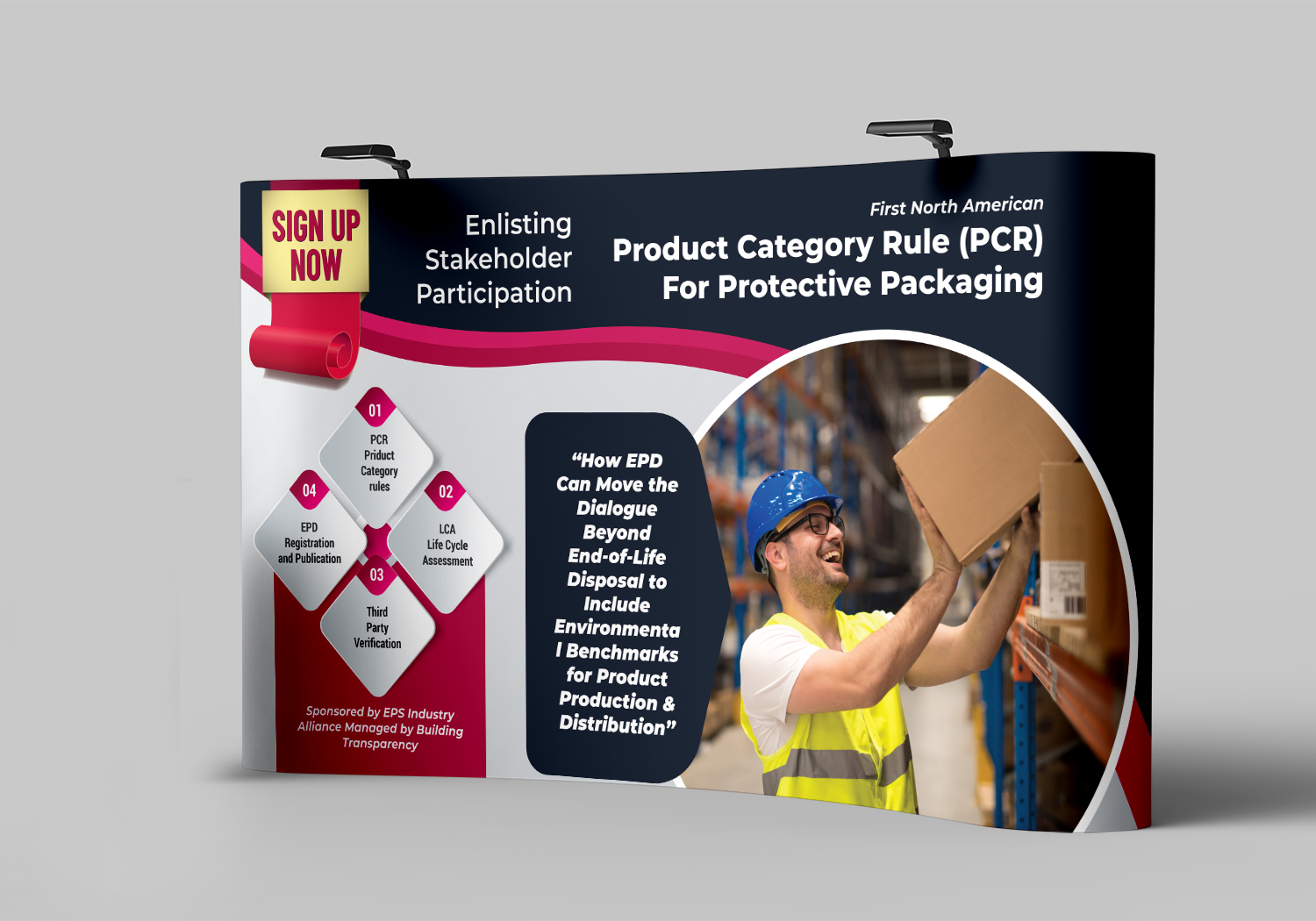 Trade Show Booth Design by Deziners Zone for EPS-IA | Design #28103129