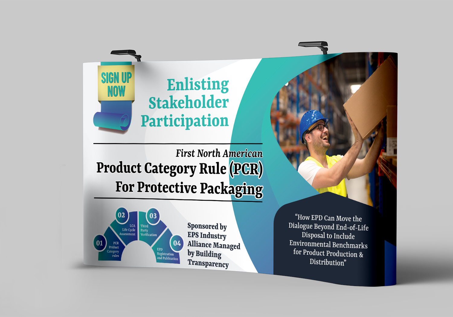 Trade Show Booth Design by Deziners Zone for EPS-IA | Design #28103130