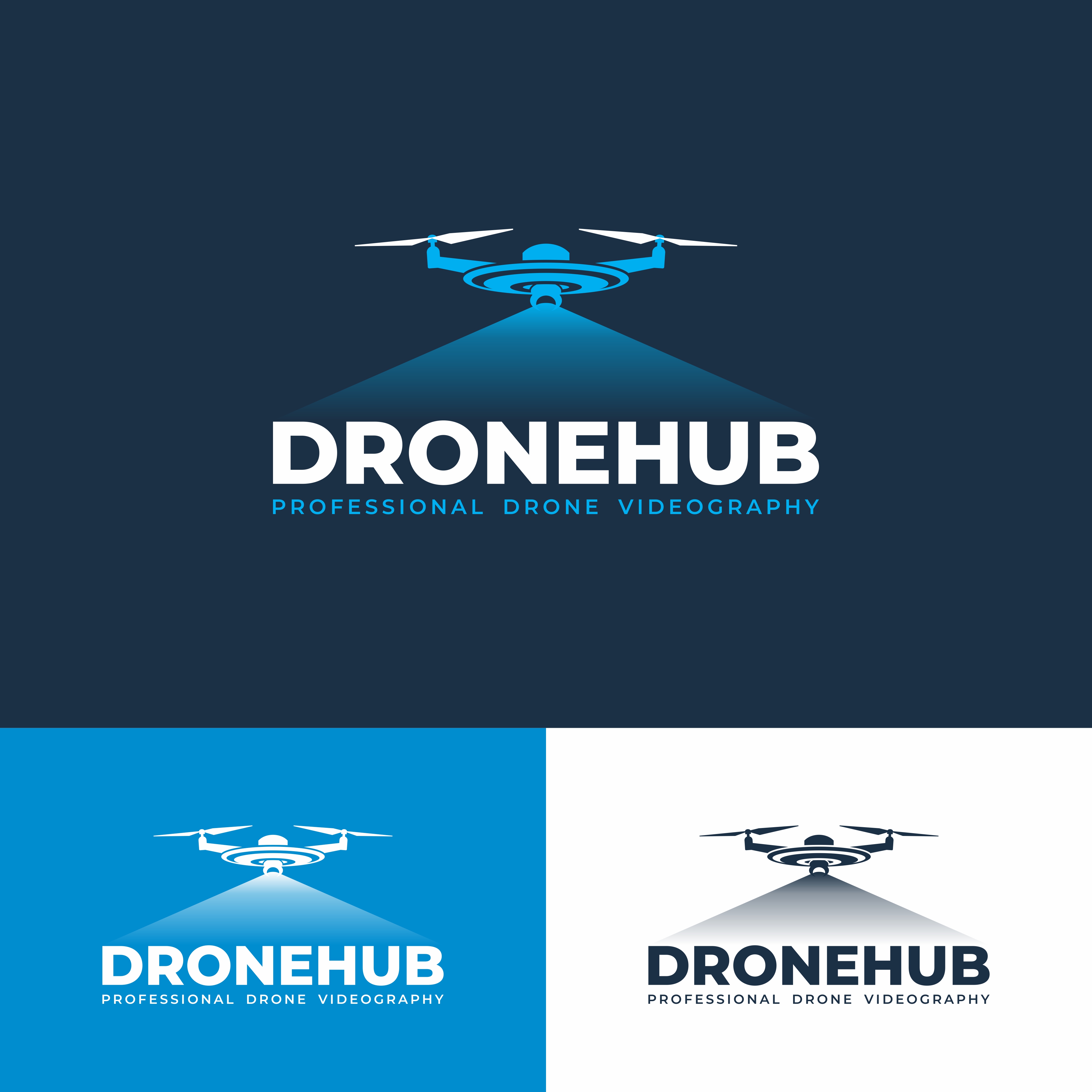 Logo Design by Isaak Designs for Drone Hub International Inc. | Design #28207160