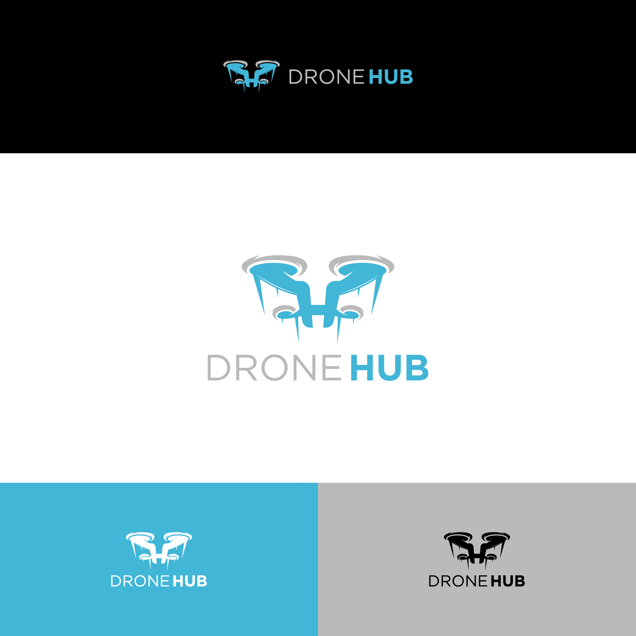 Logo-Design von Lykos für Drone Hub International Inc. | Design #28100717