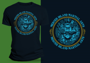 t-shirt design for a martial arts school | Diseño de Camiseta por SAI DESIGNS