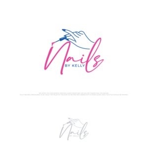 Nails by Kelly | Logo Design by RAMDHONU
