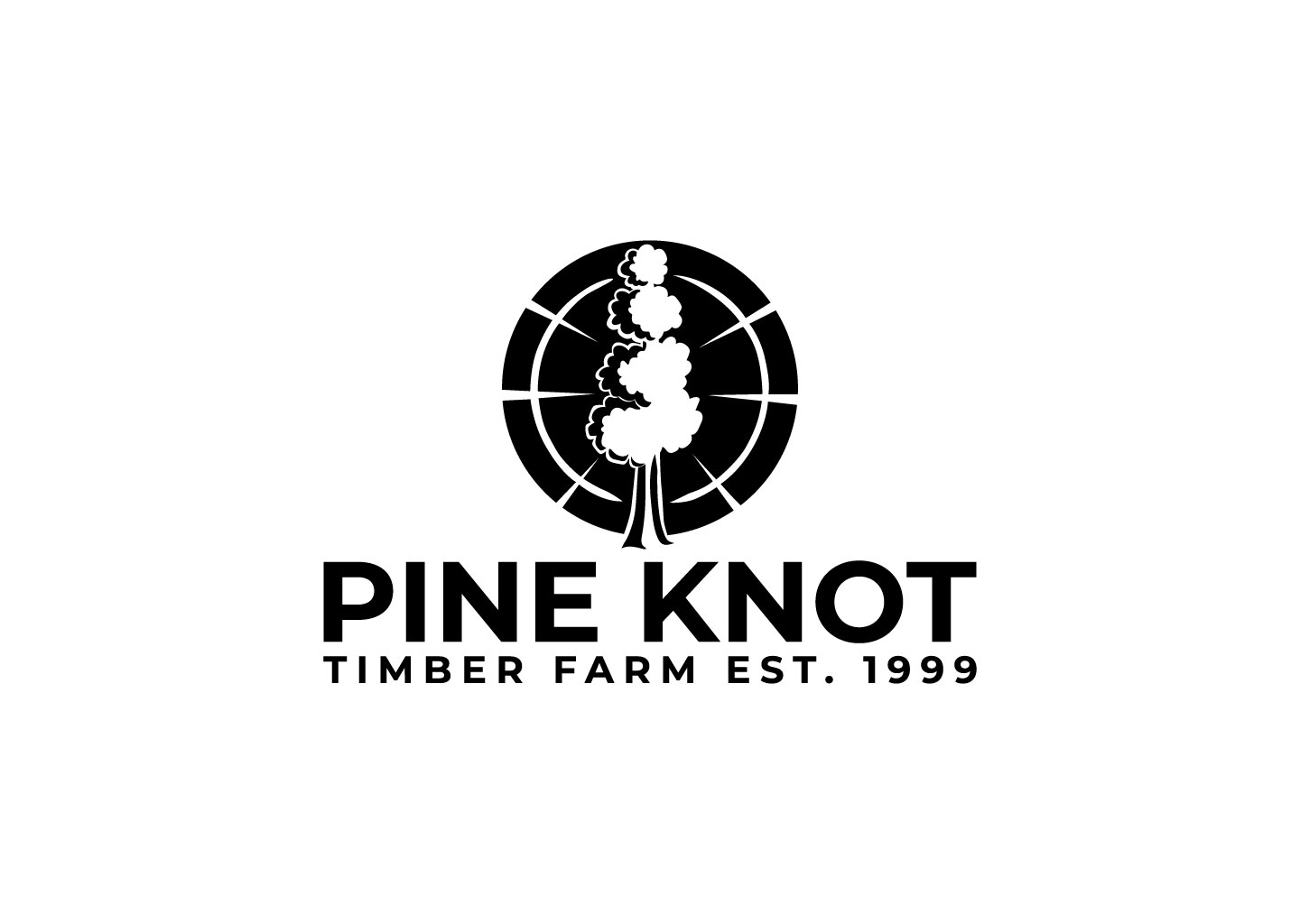 Logo Design for Pine Knot Timber Farm Est. 1999 by nilpori 103 Design 28122093