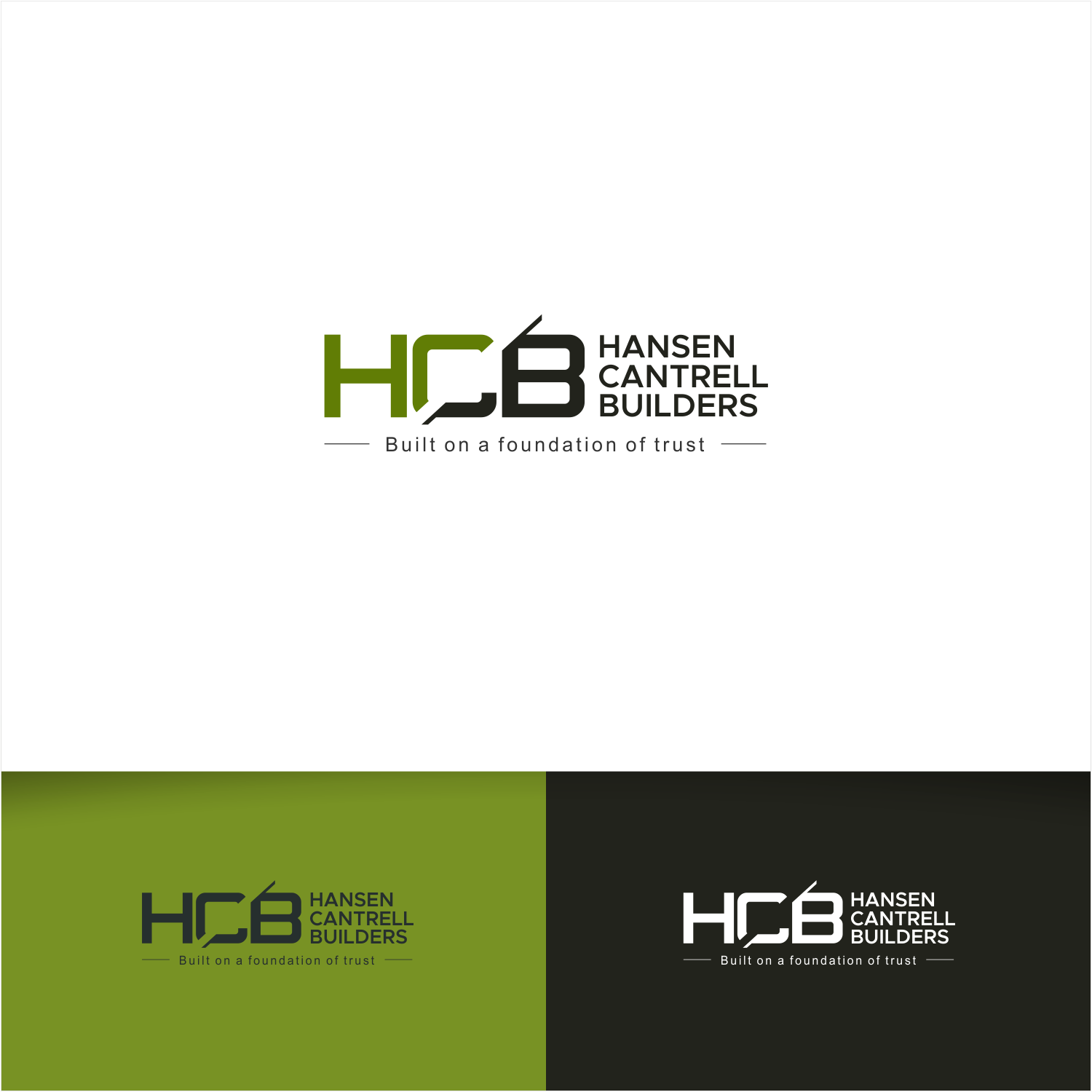 Logo Design by Arham Hidayat for Hansen Cantrell Builders | Design #28114640