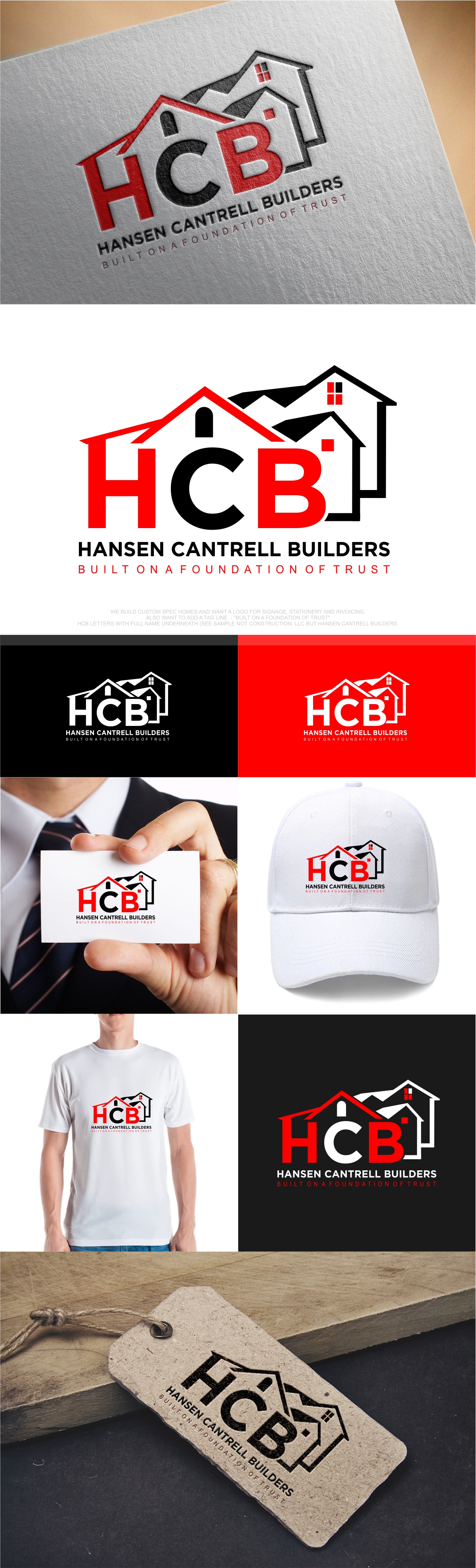 Logo Design by fly  design for Hansen Cantrell Builders | Design #28114851