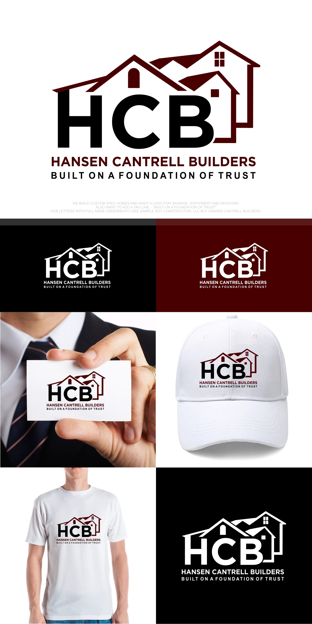 Diseño de Logo por fly  design para Hansen Cantrell Builders | Diseño #28126915