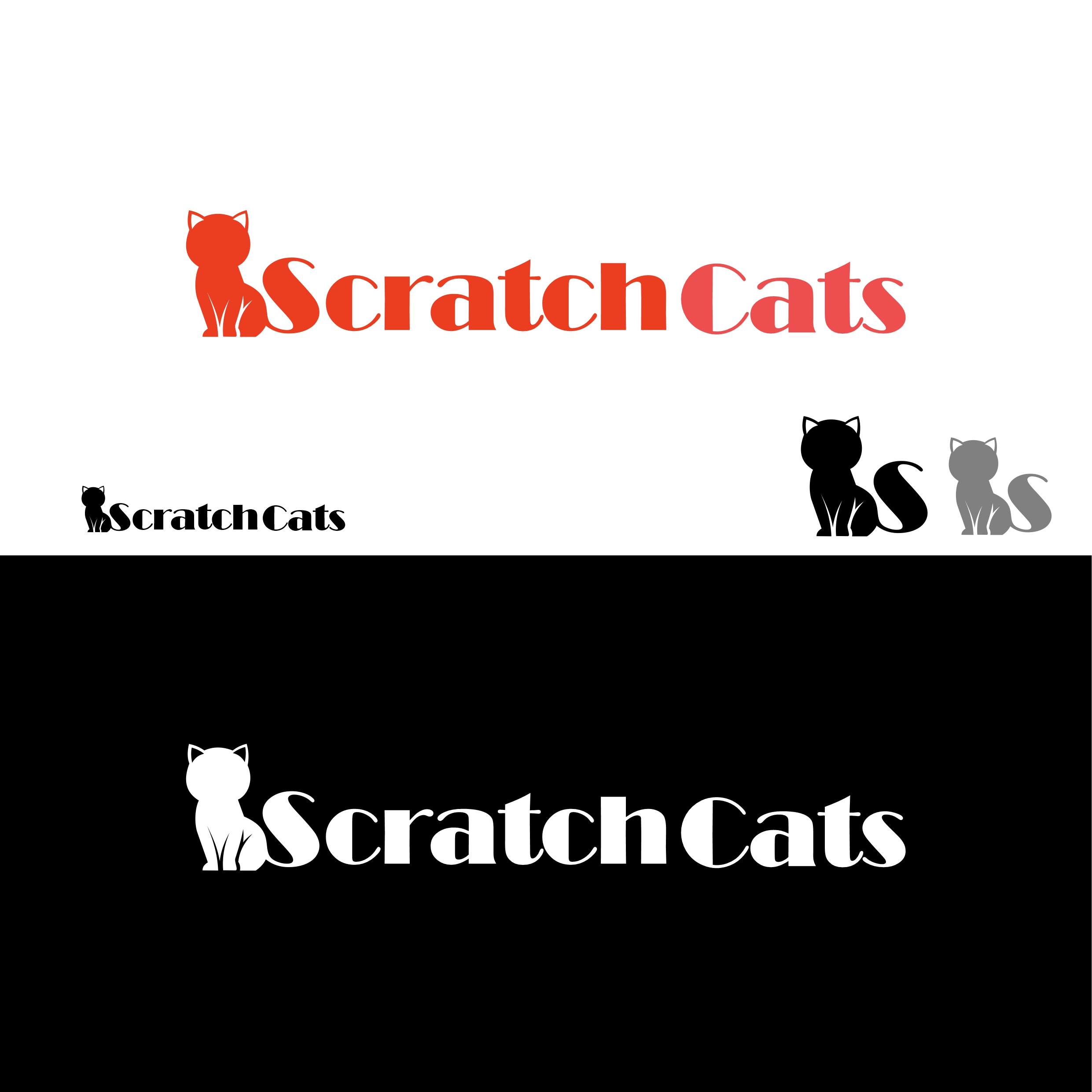 Logo Design by DoelRangkuti for Scratch Cats  | Design #28100829