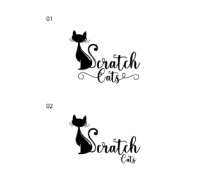 Logo Design by step forward 2 for Scratch Cats  | Design: #28101981
