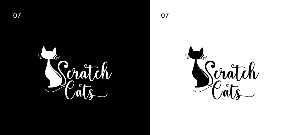 Logo Design by step forward 2 for Scratch Cats  | Design: #28102229