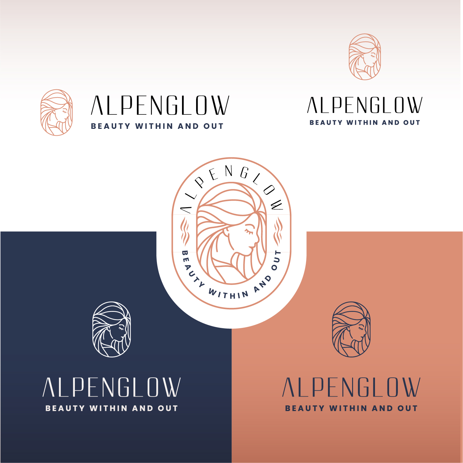 Logo Design by opikmac for Alpenglow hair studio | Design #28117549