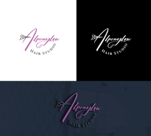 Logo Design by RRR Design for Alpenglow hair studio | Design: #28103337