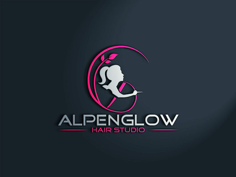 Diseño de Logo por sakib8825 para Alpenglow hair studio | Diseño #28137934
