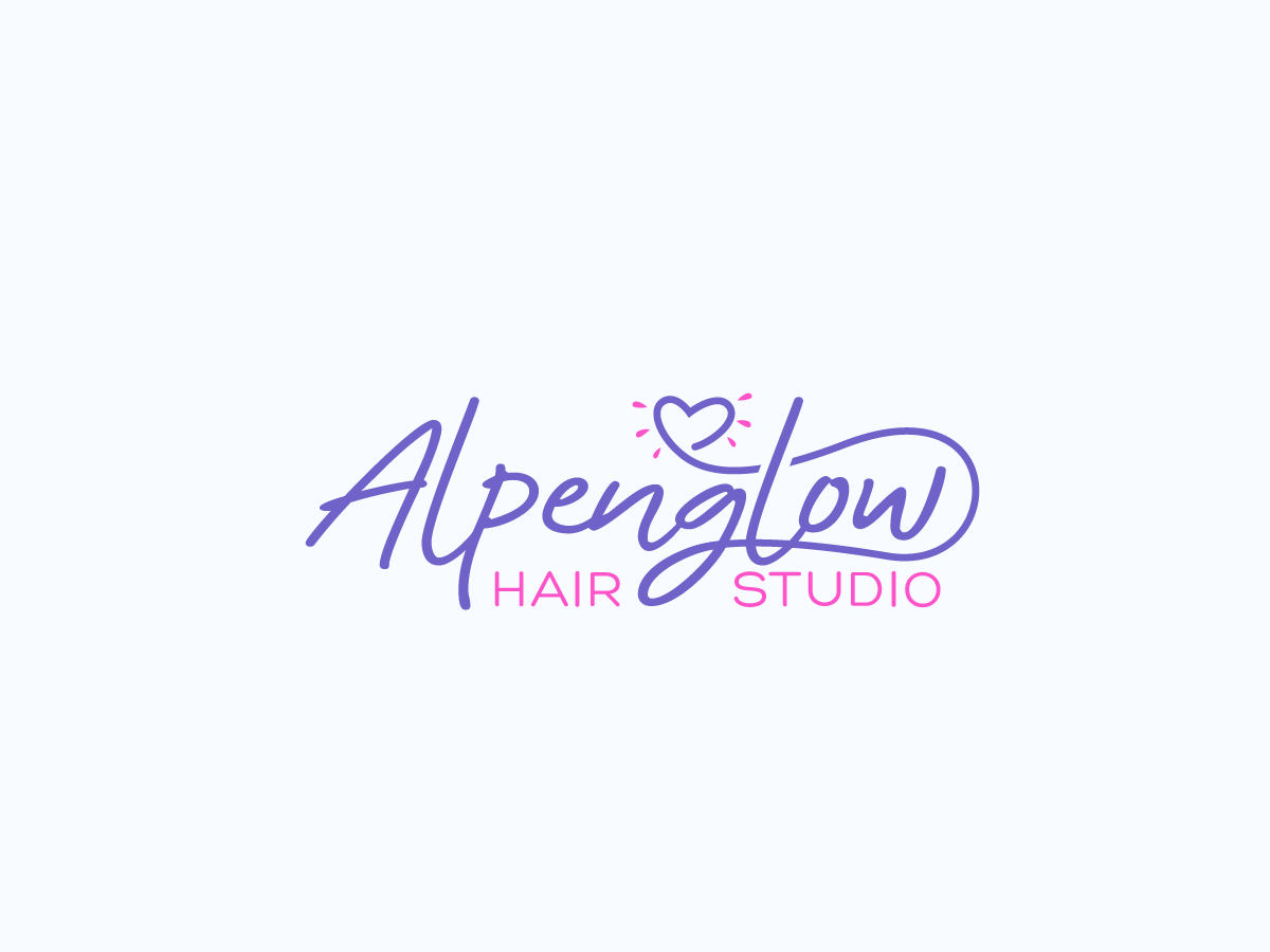 Diseño de Logo por Caribu inc para Alpenglow hair studio | Diseño #28121431