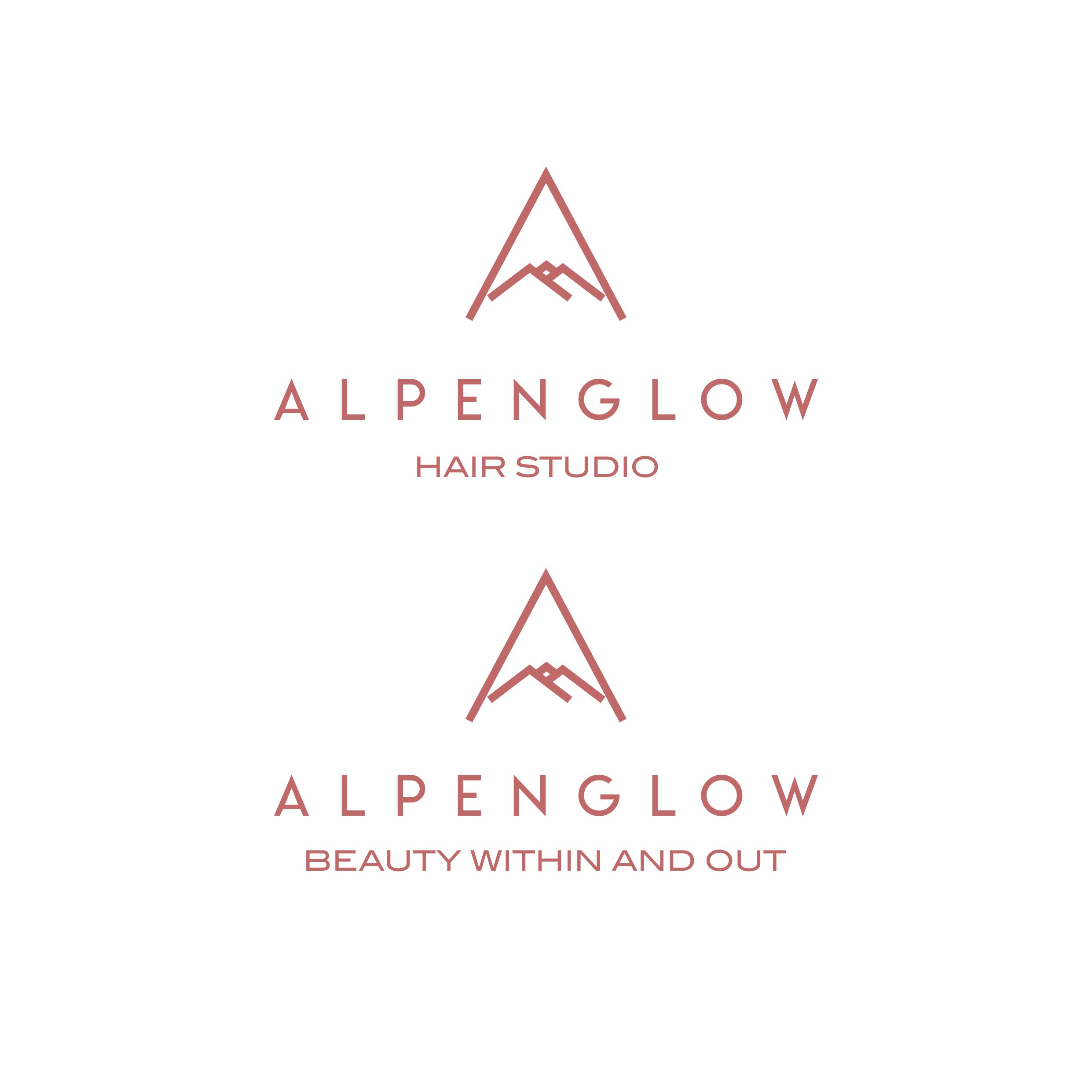 Logo Design by Jeferson HP for Alpenglow hair studio | Design #28104987