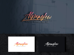 Logo Design by ArtSamurai for Alpenglow hair studio | Design: #28105718