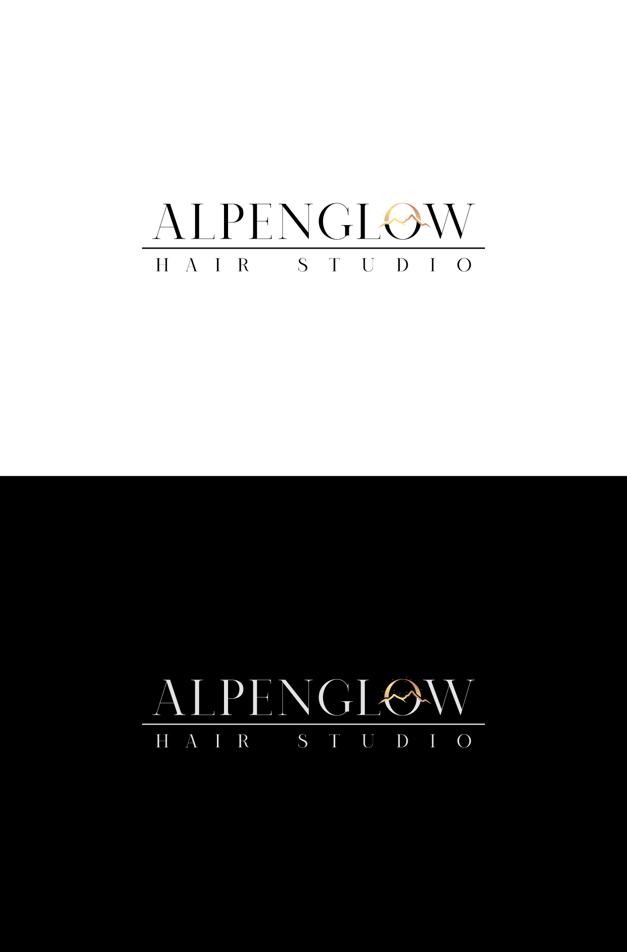 Logo Design by ashantha for Alpenglow hair studio | Design #28124145