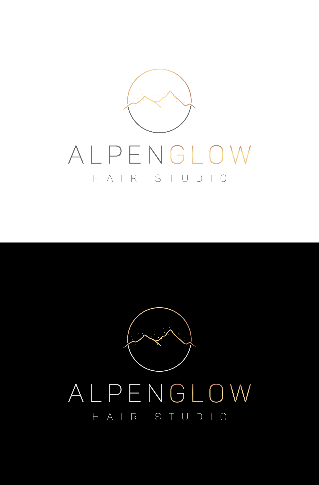 Logo Design by ashantha for Alpenglow hair studio | Design #28124153