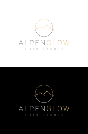 Logo Design by ashantha for Alpenglow hair studio | Design: #28124153