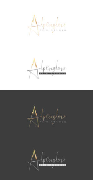Logo Design by ashantha for Alpenglow hair studio | Design: #28124157