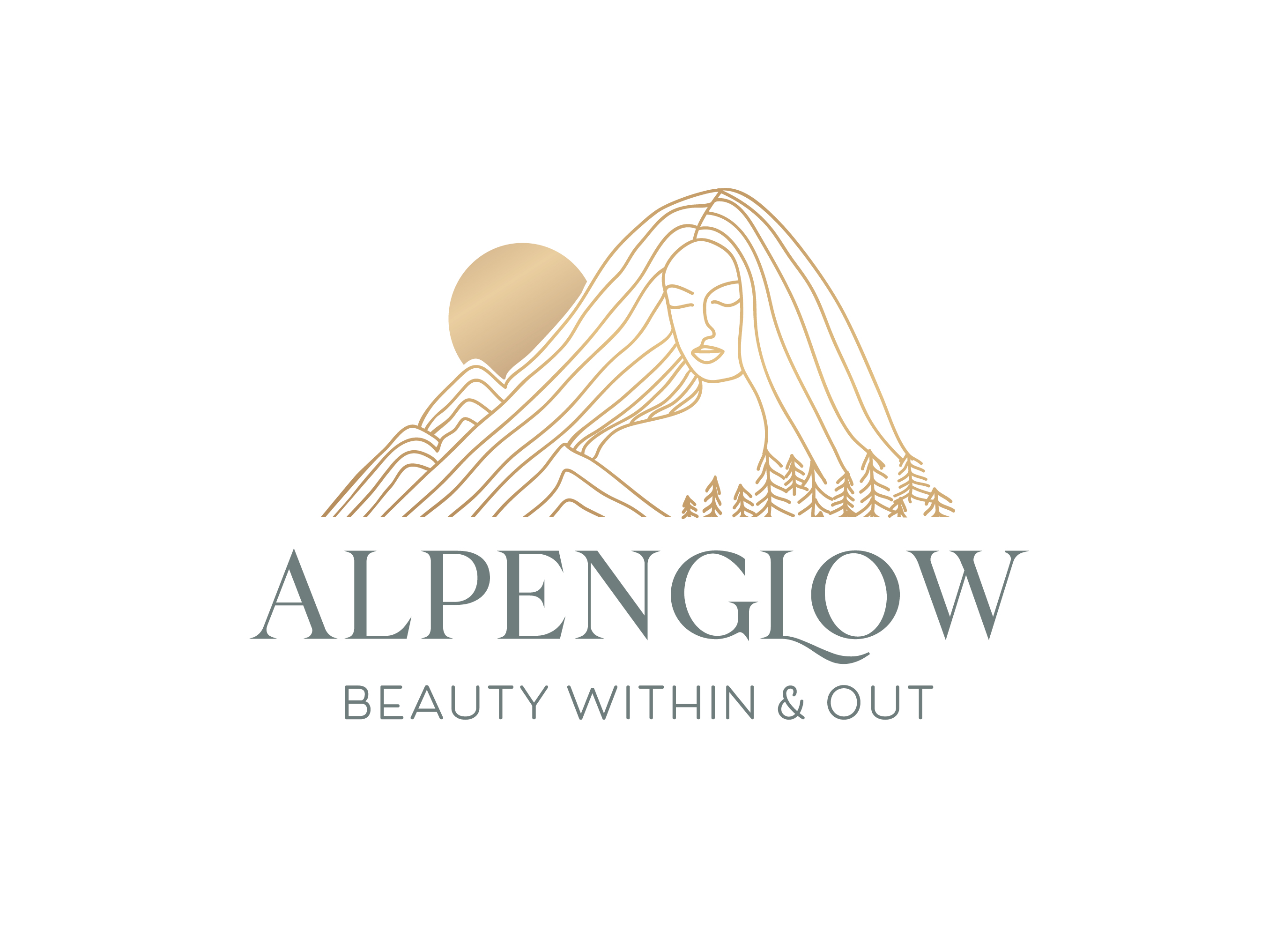 Diseño de Logo por Birdcage para Alpenglow hair studio | Diseño #28400977