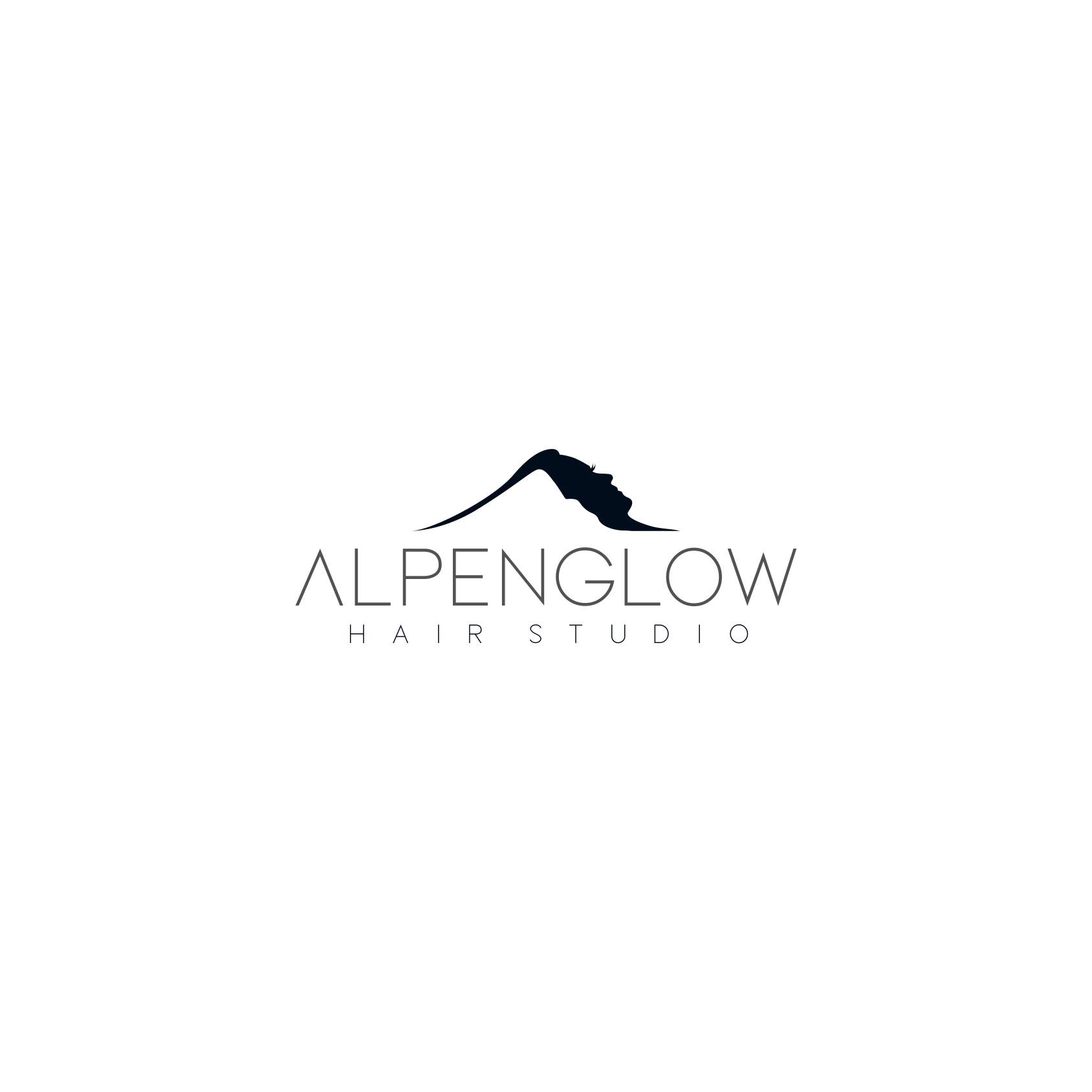 Diseño de Logo por Arham Hidayat para Alpenglow hair studio | Diseño #28115473