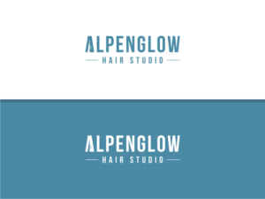 Logo Design by Atvento Graphics for Alpenglow hair studio | Design: #28120155