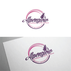 Logo Design by Deziners Zone for Alpenglow hair studio | Design: #28102812