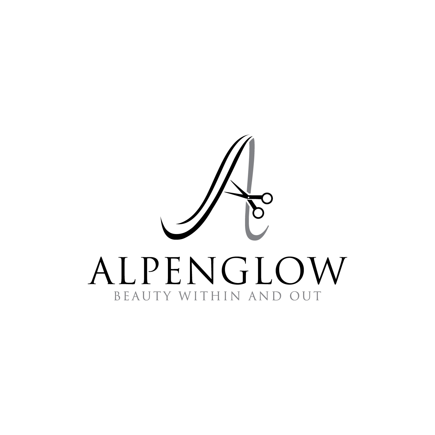 Logo Design by LAXMI DESIGNHUB for Alpenglow hair studio | Design #28102230