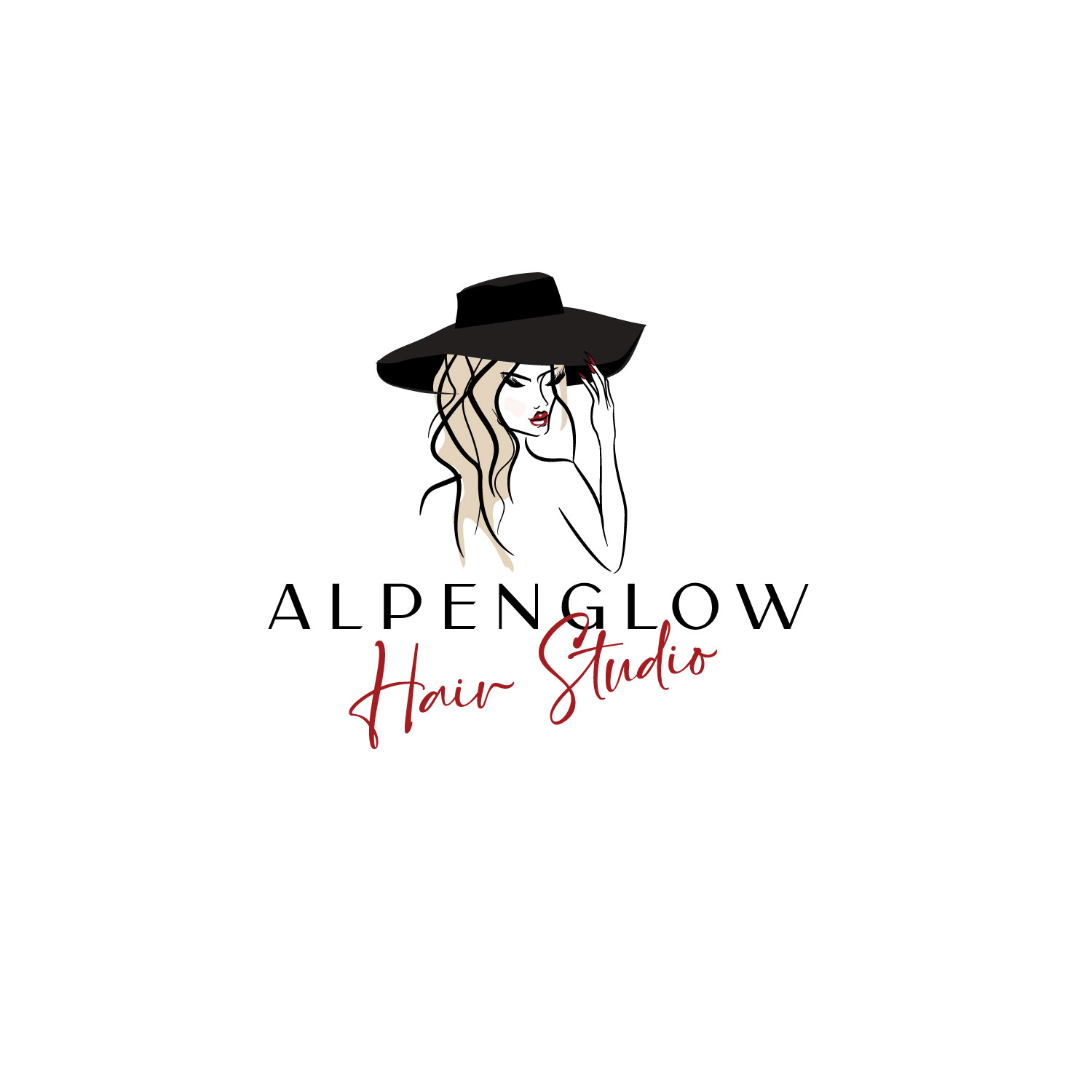 Diseño de Logo por designstarla para Alpenglow hair studio | Diseño #28131422