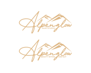 Logo Design by Atec for Alpenglow hair studio | Design: #28121348
