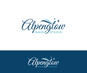 Logo Design by ecorokerz for Alpenglow hair studio | Design: #28101283