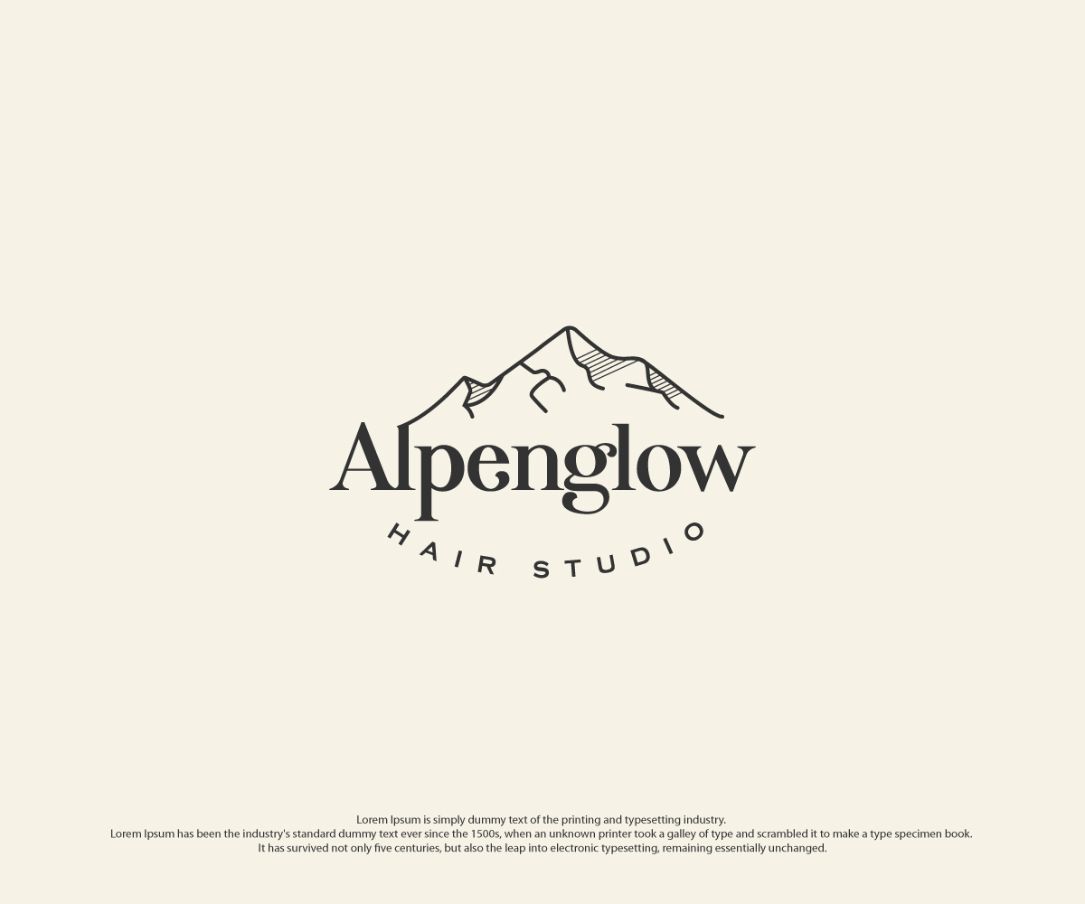 Logo Design by ecorokerz for Alpenglow hair studio | Design #28103113