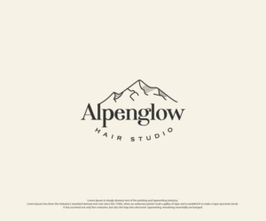 Logo Design by ecorokerz for Alpenglow hair studio | Design: #28103113