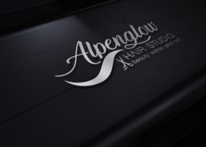 Logo Design by A.STUDIO for Alpenglow hair studio | Design: #28130103