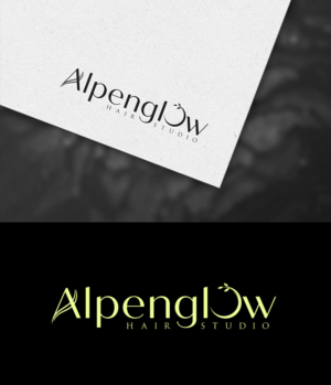Logo Design by n214008 for Alpenglow hair studio | Design: #28101560