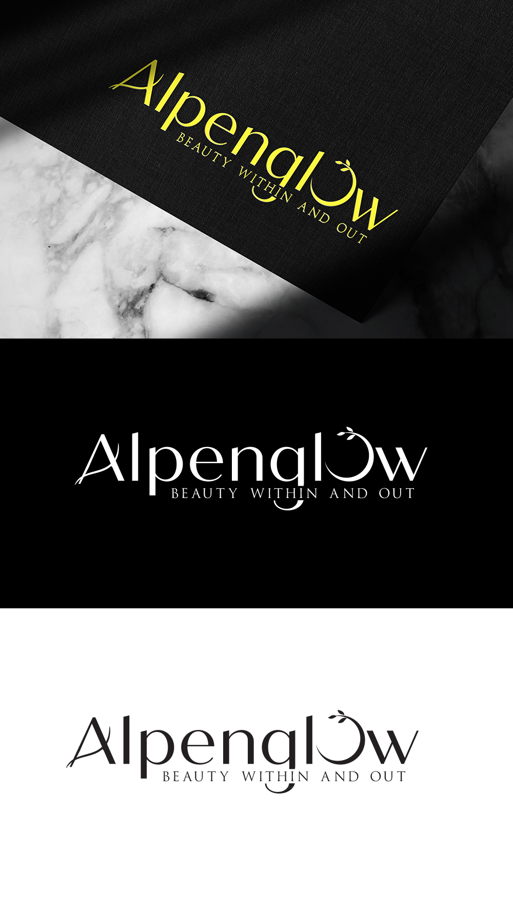 Diseño de Logo por n214008 para Alpenglow hair studio | Diseño #28101712